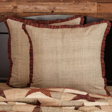 Abilene Star Fabric Euro Sham 26x26 VHC Brands - The Fox Decor